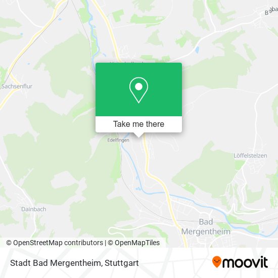 Карта Stadt Bad Mergentheim