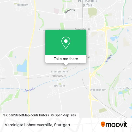 Карта Vereinigte Lohnsteuerhilfe