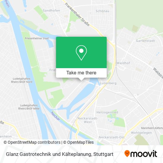 Glanz Gastrotechnik und Kälteplanung map