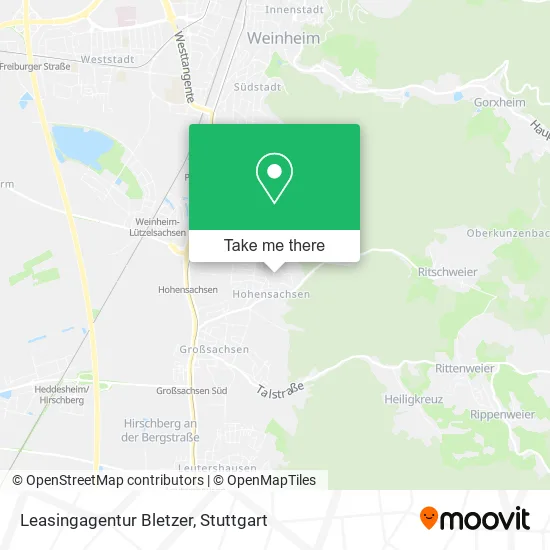 Карта Leasingagentur Bletzer