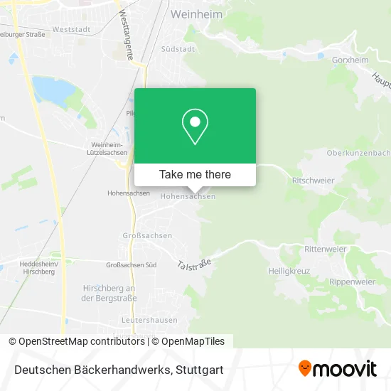 Карта Deutschen Bäckerhandwerks