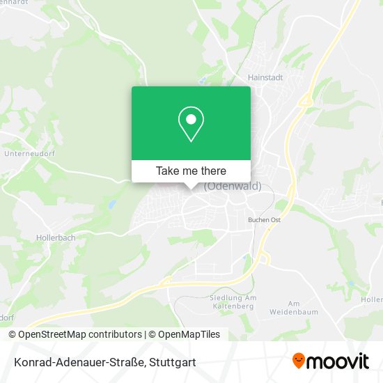 Карта Konrad-Adenauer-Straße