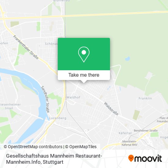 Gesellschaftshaus Mannheim Restaurant-Mannheim.Info map