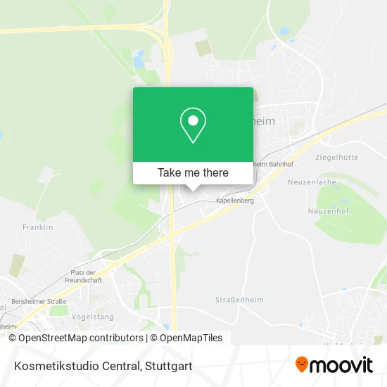 Карта Kosmetikstudio Central