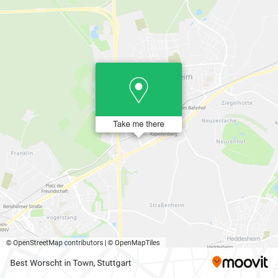 Best Worscht in Town map