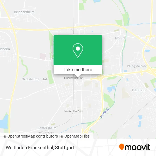 Карта Weltladen Frankenthal