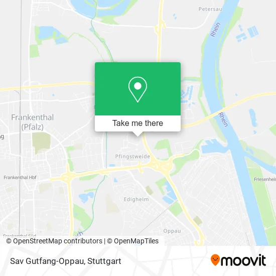 Карта Sav Gutfang-Oppau