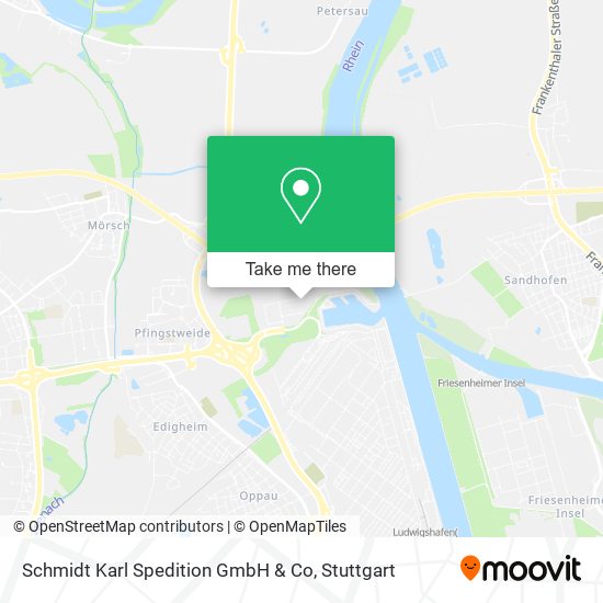 Schmidt Karl Spedition GmbH & Co map