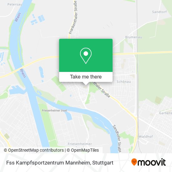 Fss Kampfsportzentrum Mannheim map