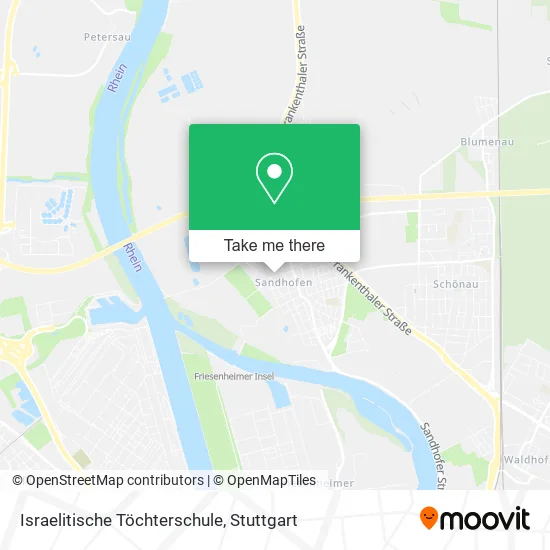 Карта Israelitische Töchterschule