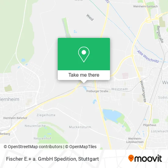 Карта Fischer E.+ a. GmbH Spedition