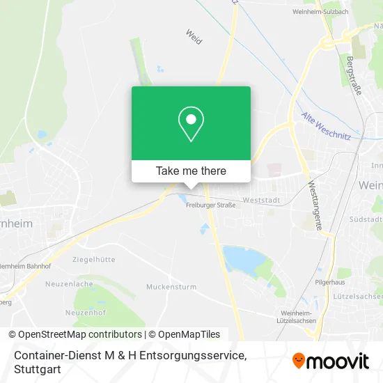 Карта Container-Dienst M & H Entsorgungsservice