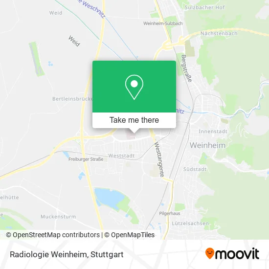 Карта Radiologie Weinheim