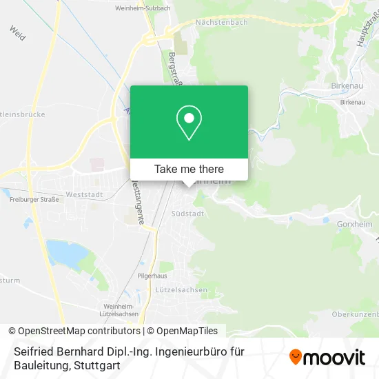 Карта Seifried Bernhard Dipl.-Ing. Ingenieurbüro für Bauleitung