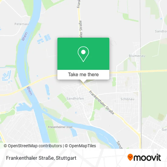 Карта Frankenthaler Straße