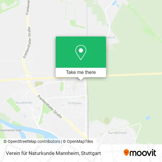 Карта Verein für Naturkunde Mannheim