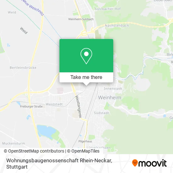 Карта Wohnungsbaugenossenschaft Rhein-Neckar