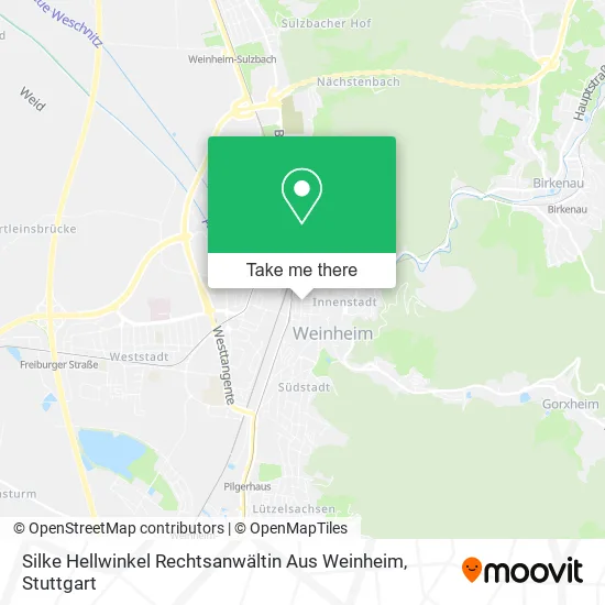 Карта Silke Hellwinkel Rechtsanwältin Aus Weinheim