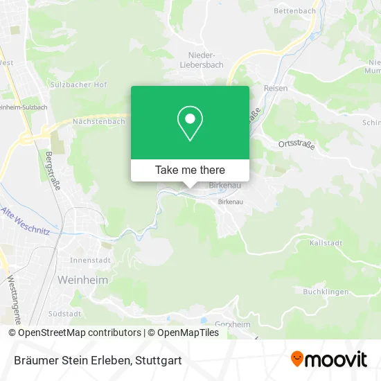 Карта Bräumer Stein Erleben