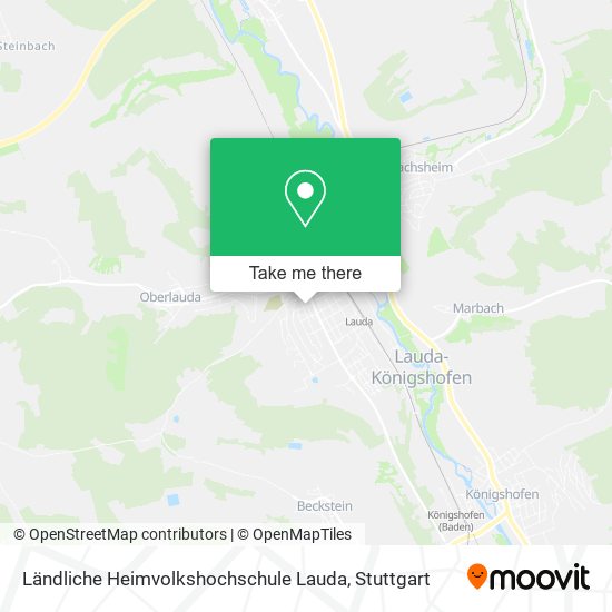 Ländliche Heimvolkshochschule Lauda map