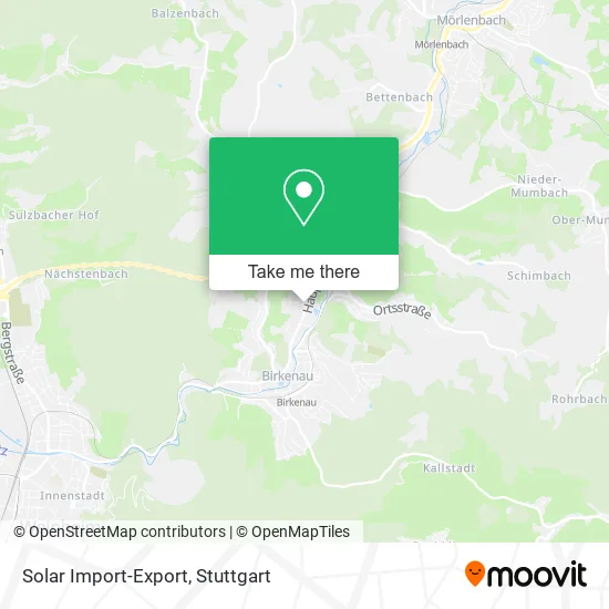 Карта Solar Import-Export