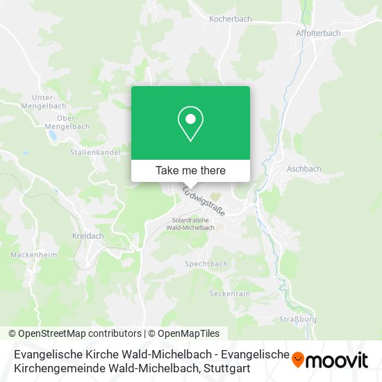 Evangelische Kirche Wald-Michelbach - Evangelische Kirchengemeinde Wald-Michelbach map