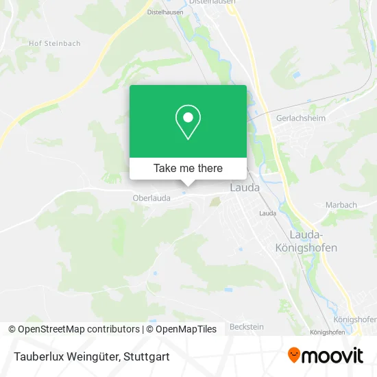 Tauberlux Weingüter map