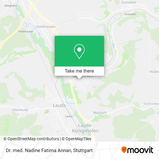 Dr. med. Nadine Fatima Annan map