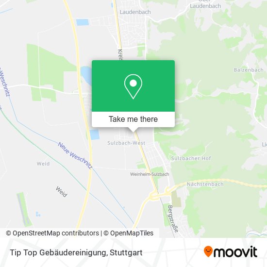 Карта Tip Top Gebäudereinigung