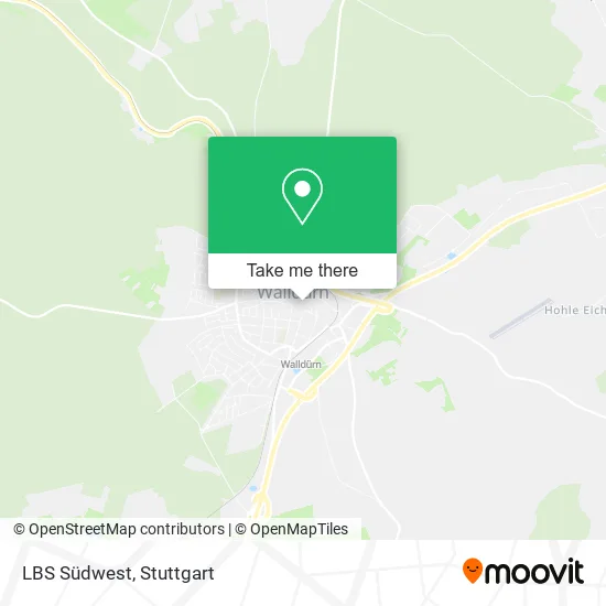 Карта LBS Südwest