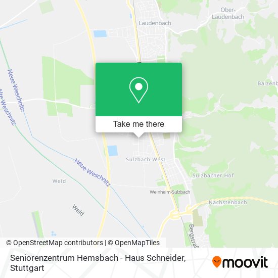 Seniorenzentrum Hemsbach - Haus Schneider map