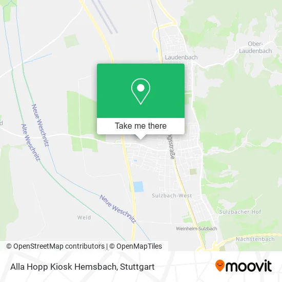Карта Alla Hopp Kiosk Hemsbach