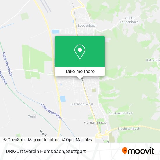 DRK-Ortsverein Hemsbach map