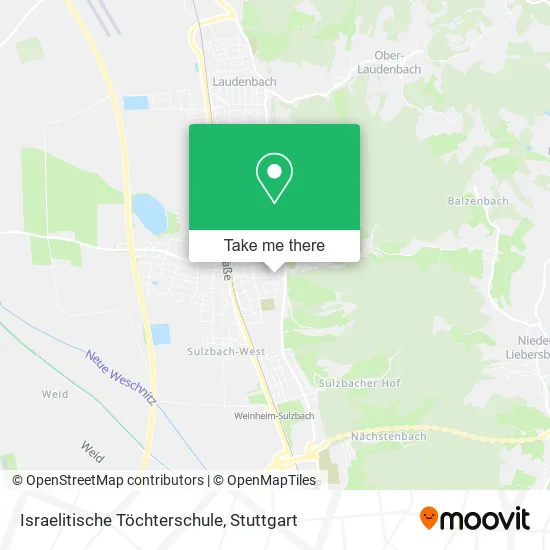 Карта Israelitische Töchterschule