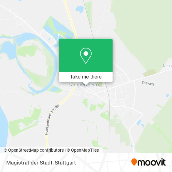 Карта Magistrat der Stadt