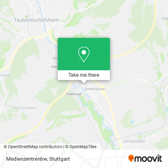 Карта Medienzentrenbw
