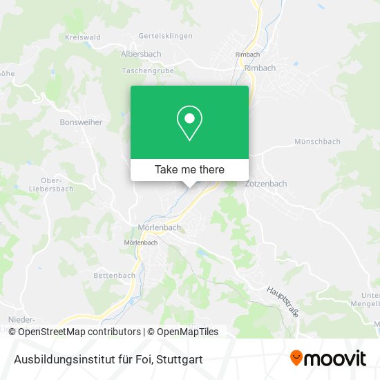 Ausbildungsinstitut für Foi map