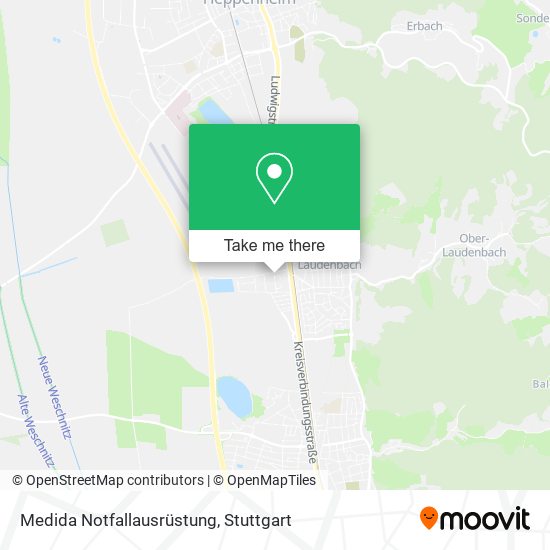 Medida Notfallausrüstung map