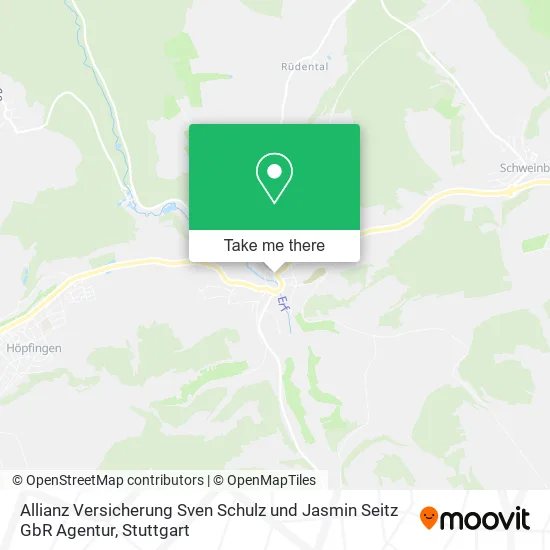 Карта Allianz Versicherung Sven Schulz und Jasmin Seitz GbR Agentur