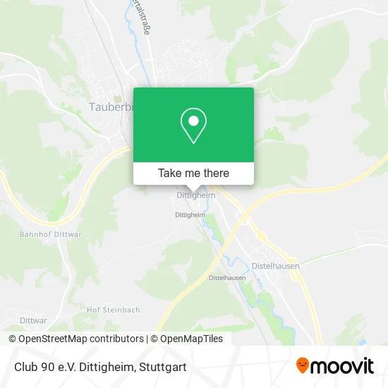 Карта Club 90 e.V. Dittigheim