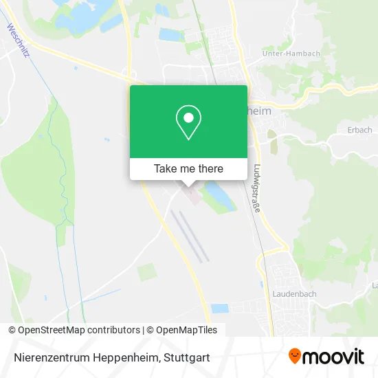 Карта Nierenzentrum Heppenheim