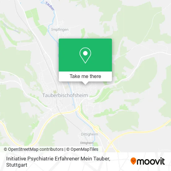 Карта Initiative Psychiatrie Erfahrener Mein Tauber