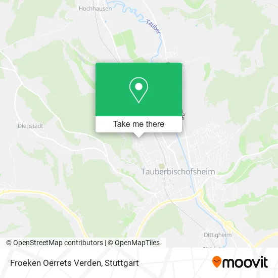 Карта Froeken Oerrets Verden