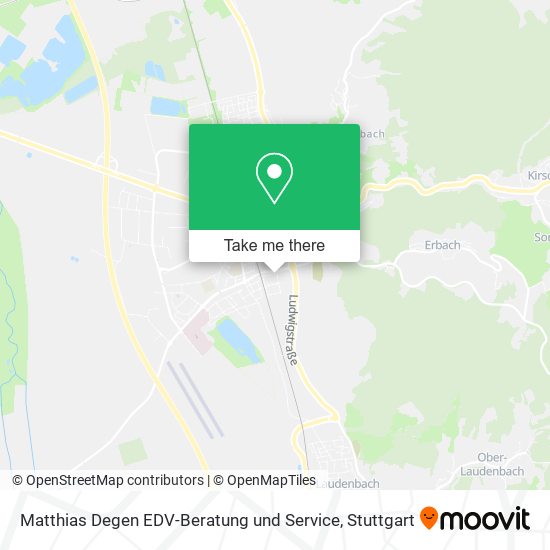 Карта Matthias Degen EDV-Beratung und Service