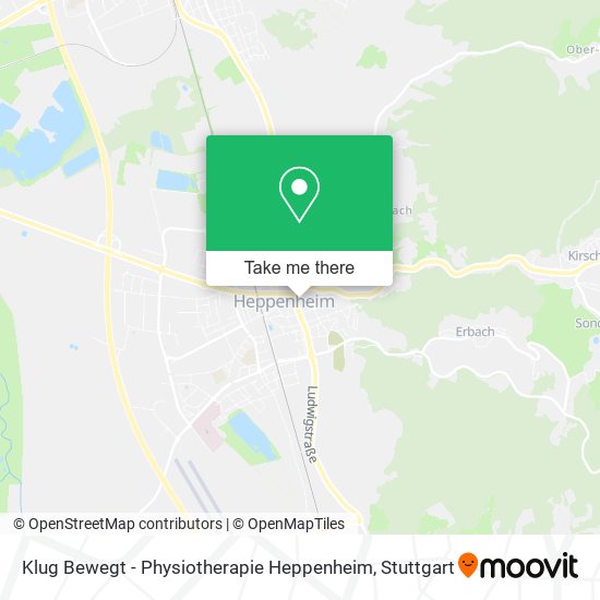 Карта Klug Bewegt - Physiotherapie Heppenheim