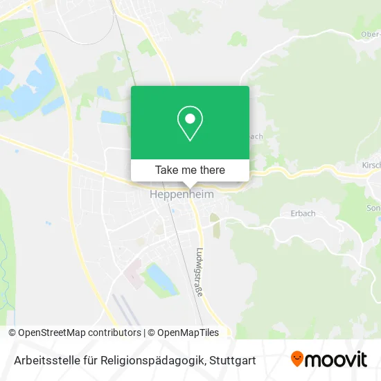 Карта Arbeitsstelle für Religionspädagogik