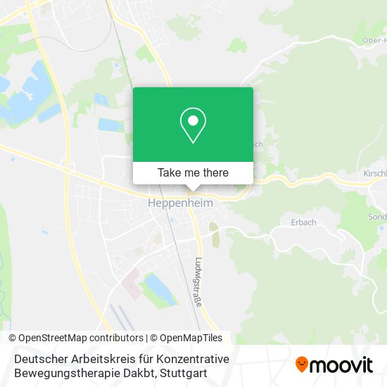 Deutscher Arbeitskreis für Konzentrative Bewegungstherapie Dakbt map