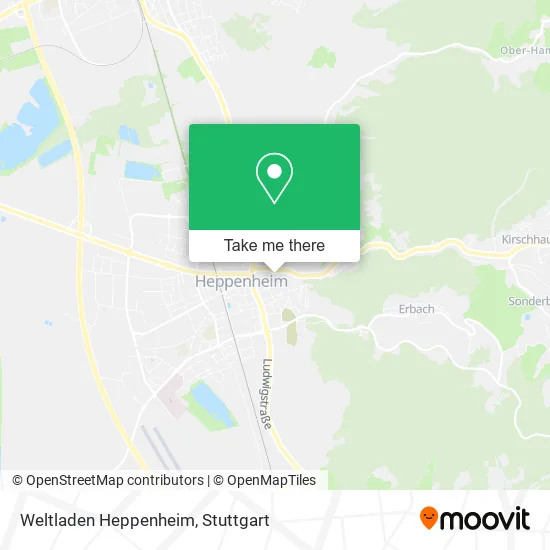 Карта Weltladen Heppenheim