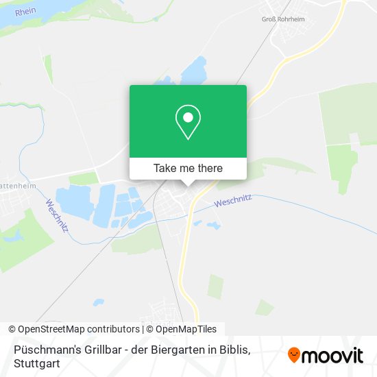 Püschmann's Grillbar - der Biergarten in Biblis map