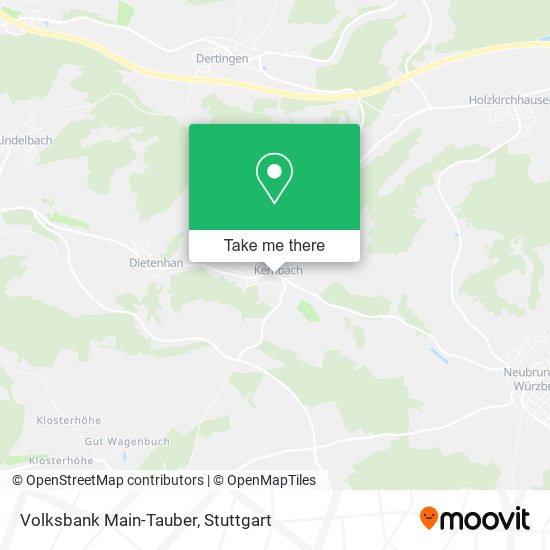 Volksbank Main-Tauber map